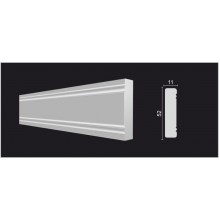 DECOR-DIZAYN  156A МОЛДИНГ дюрополимер 52х11х2000мм